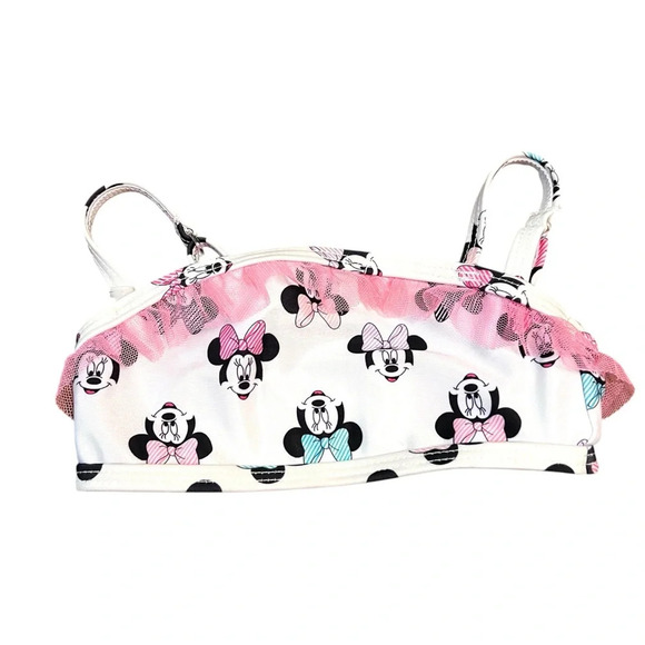 Disney Minnie Mouse Ruffled Bikini Set Size 2 - Picture 4 of 7